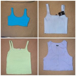 4 New Tanks - Naked Wardrobe / Fashion Nova / Forever 21 / Wild Fable